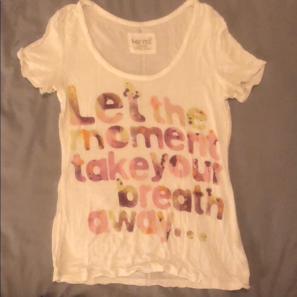 Graphic Scoop Neck T-shirt